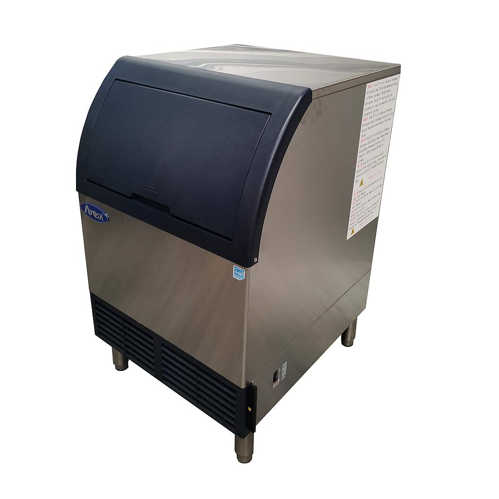 Congelador horizontal de 260 litros en acero inoxidable con compresor